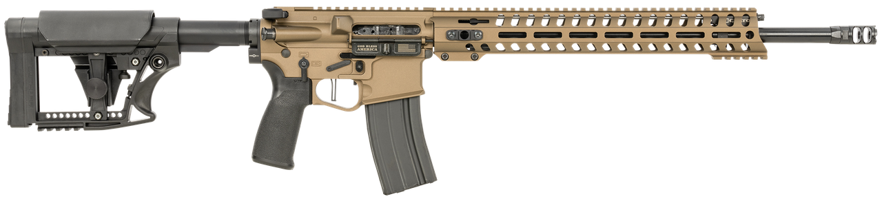 Seekins SP15 6MM ARC, 22" Barrel, Cerakote Finish, FDE, Optic Ready, 30rd - Image 6