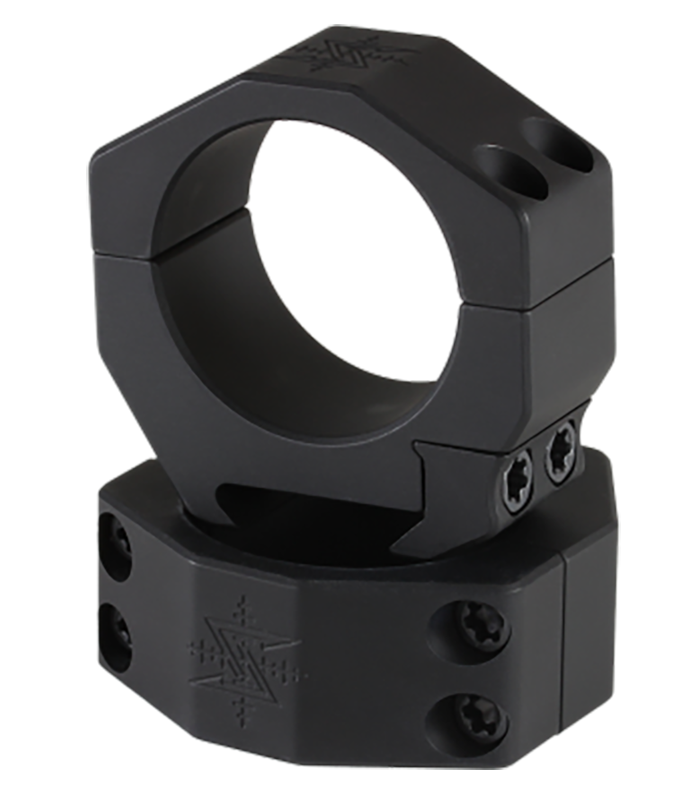 Seekins Scope Ring Set, 35mm Tube, 1" Picatinny Rail Mount, Black - Image 7