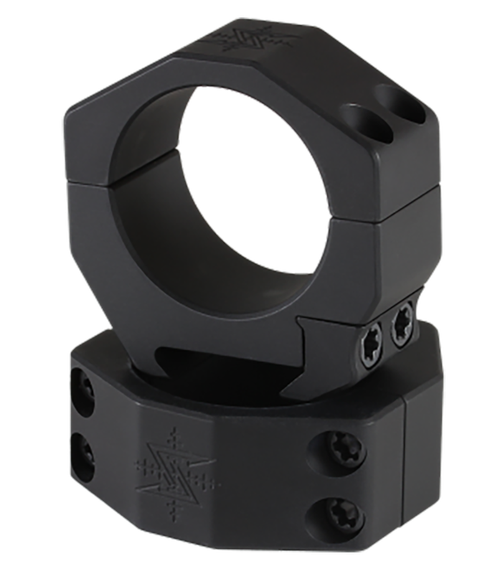 Seekins Scope Ring Set, 34mm Tube, 1.26" Picatinny Rail Mount, Black - Image 9