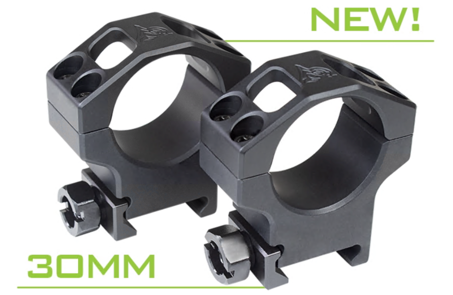 Seekins Precision Scope Ring Set, 30mm Medium, Black, 0.92" Mount Height - Image 9