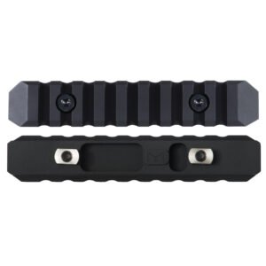 Seekins Precision M-LOK Picatinny Rail, 9 Slots, Black Aluminum