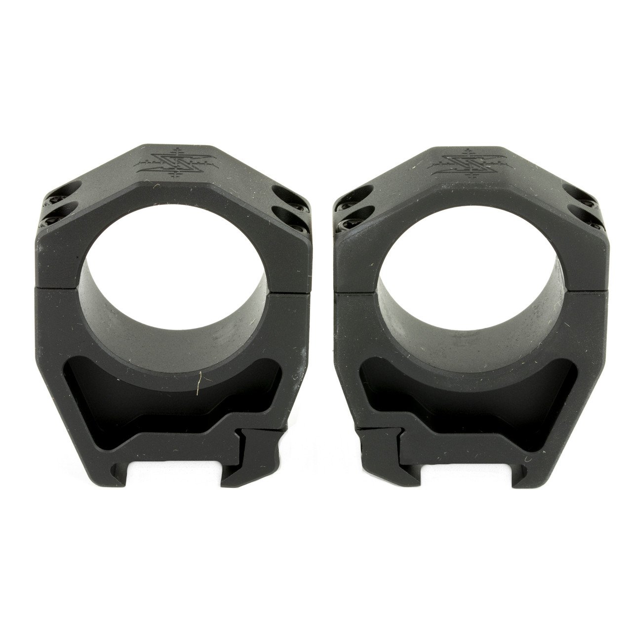 Seekins Scope Ring Set, 34mm Tube, 1.26" Picatinny Rail Mount, Black - Image 6